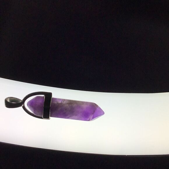 Amethyst, crystal “healing”￼ Stone pendant - Picture 3 of 3